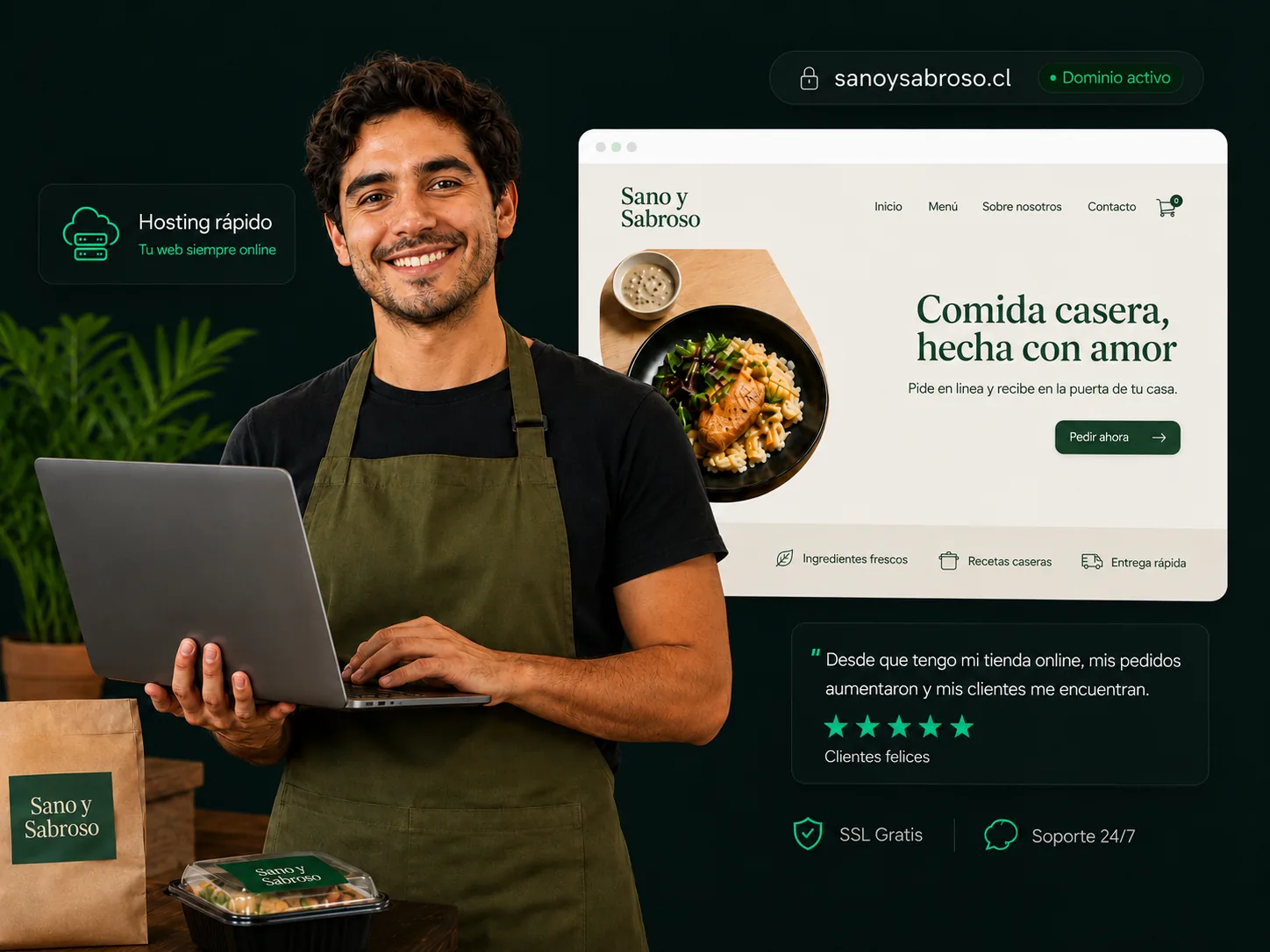 Caso real: emprendedor chileno con su tienda online alojada en HostingCenter