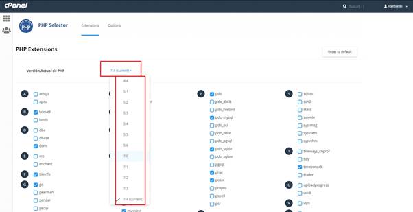 cambiar-version-php